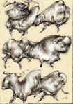 BULLS 8 NEOLITHIC BULLS 2